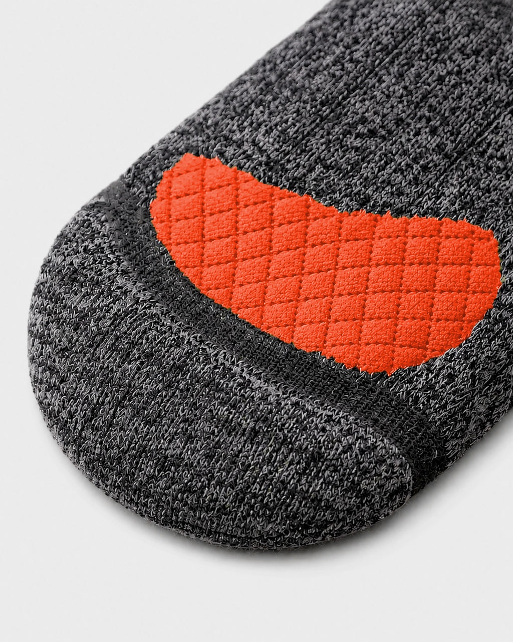 K-Trek Mid - Technische Merino-Trekkingsocken für 4 Jahreszeiten - Grau/Orange