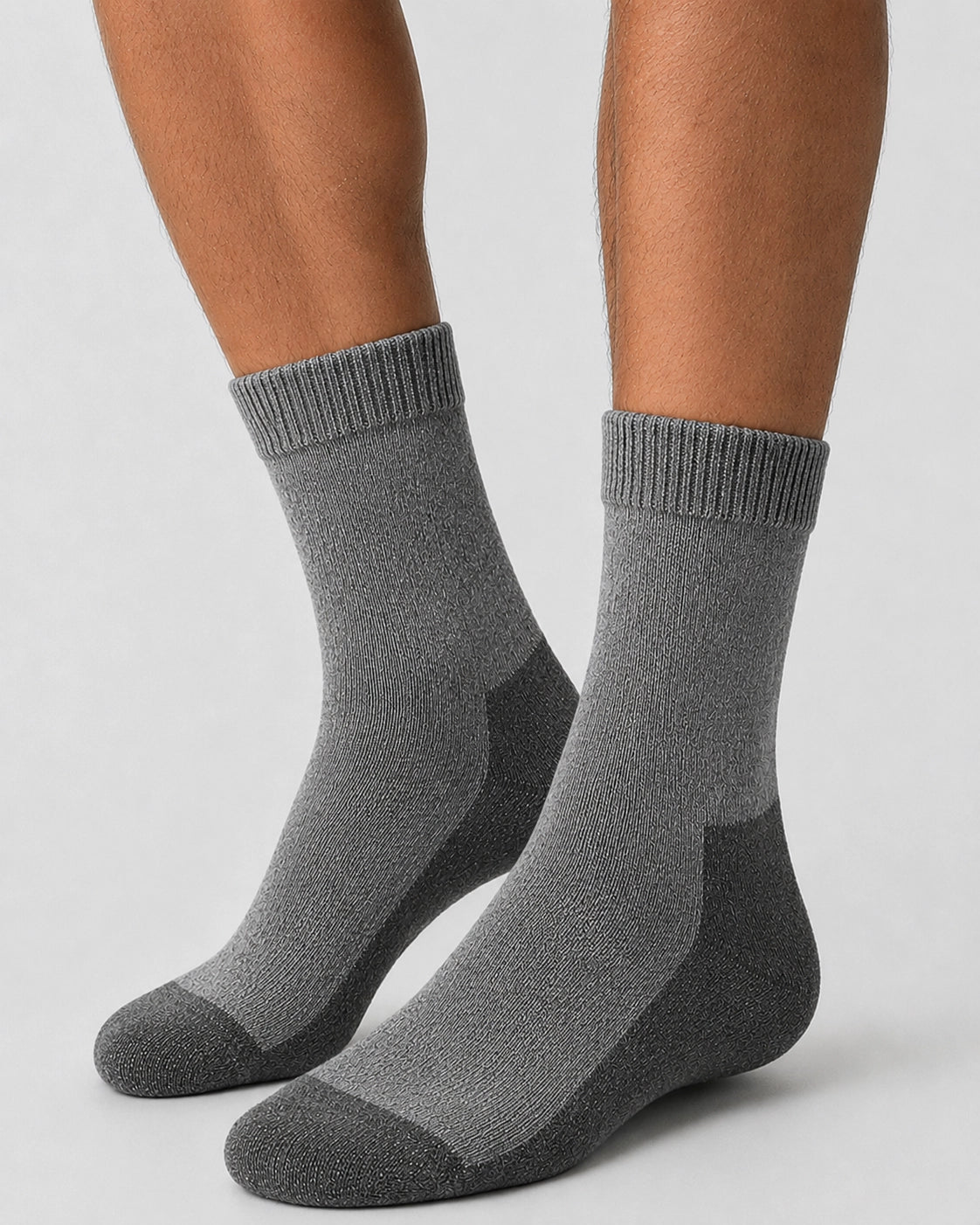 K-Trek Heavy - Schwere Thermo-Merinosocken - Grau