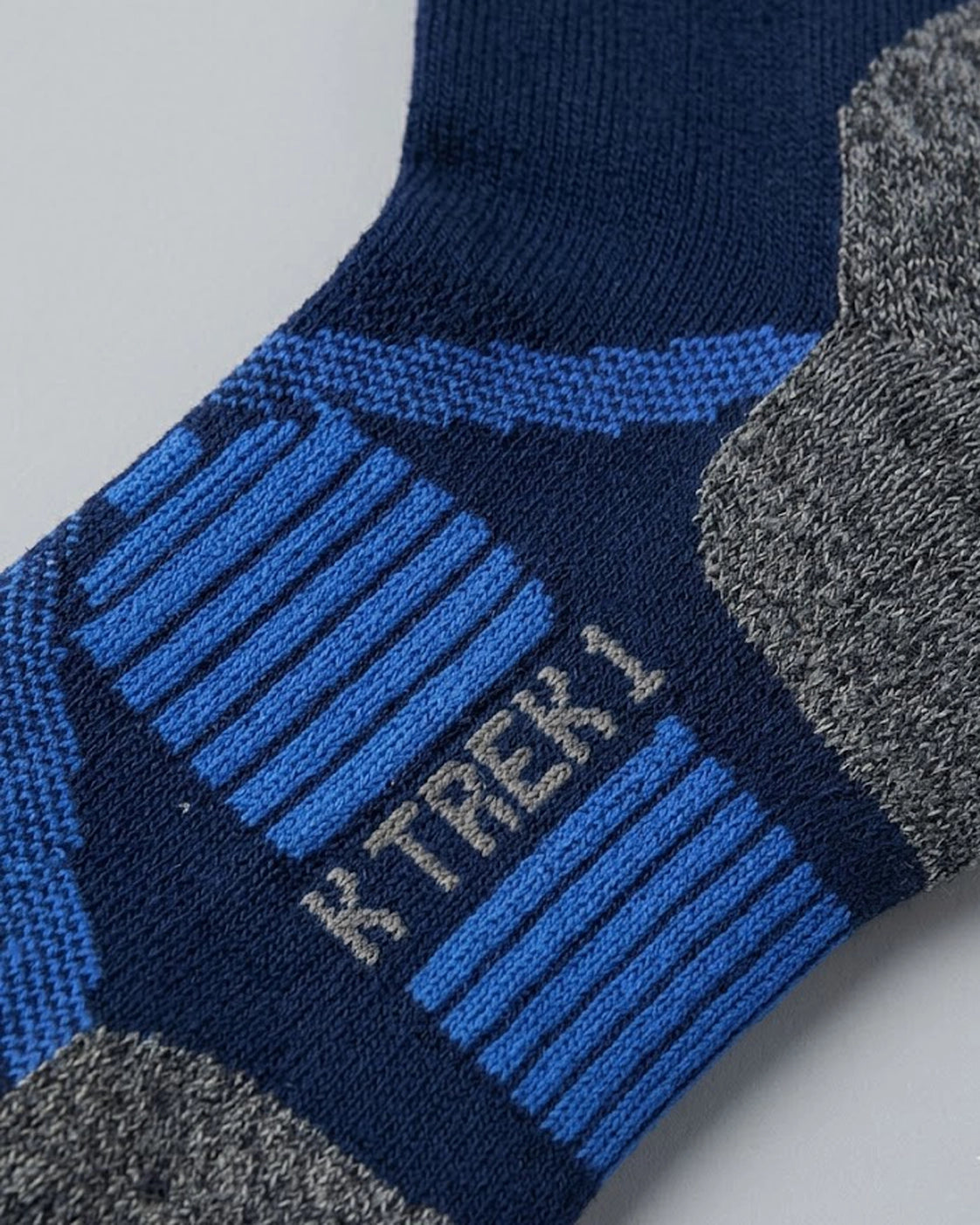 K-Trek Light - Calze da Trekking Leggere in Lana Merino - Blu/Azzurro